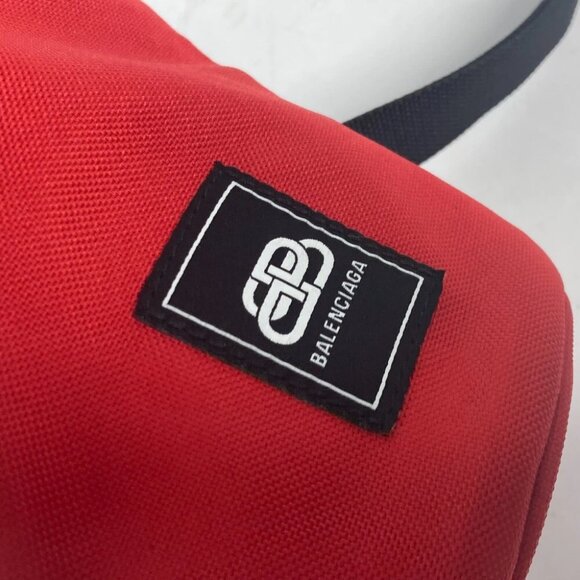 BALENCIAGA WEEKEND logo Bottle holder Bag Pochette Shoulder Bag Unused - Picture 6 of 11